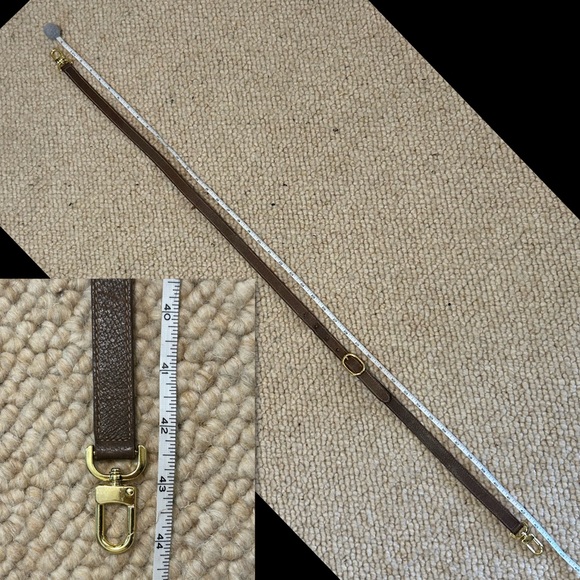 Authentic Gucci Vintage Adjustable Leather
Crossbody Strap with unbranded Ends - Picture 14 of 14